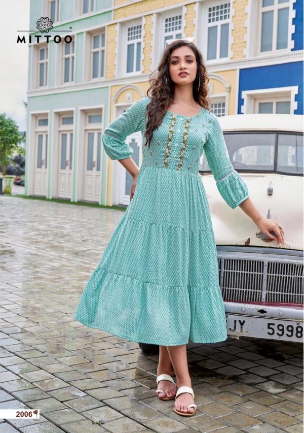 Mittoo Chaahat Designer Long Kurti Collection